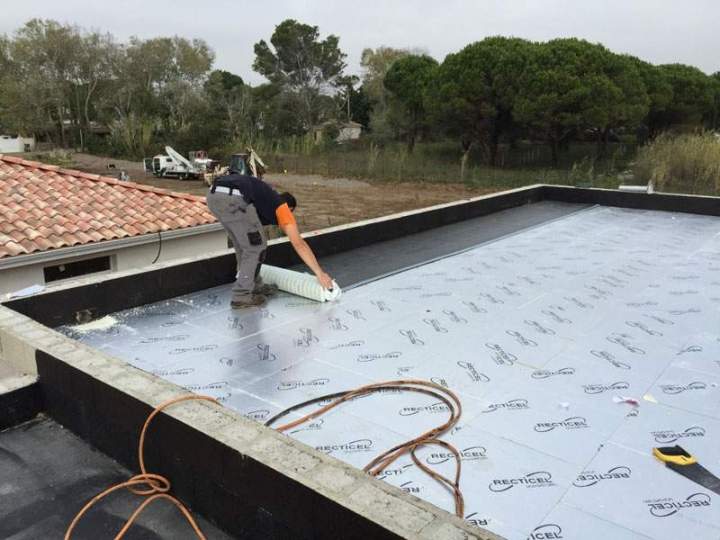 Pose membrane étanchéité Villeneuve les Béziers