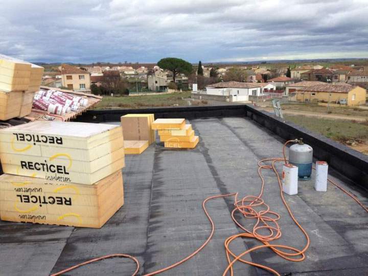 Pose membrane étanchéité Villeneuve les Béziers
