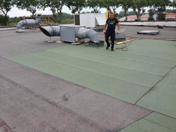 Travaux toiture plate Villeneuve les Béziers